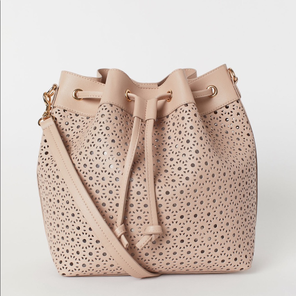 H&M || Perforated-Pattern Handbag